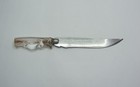 Vintage Ussr Prison Art Knife Handmade Carbon Steel Plexiglass Handle Soviet 80s