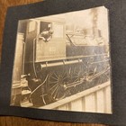 Antique Early 1900s Railroad Train Locomotive Conductor Real Photograph P3d