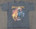 Vtg Megadeth Uncle Sam 2005 Tour Tee Sz Medium Anvil