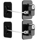 2 Pack Fridge Lock Freezer Lock With 2 Key For Child Safety Refrigerator Locks