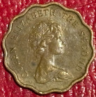 High Grade  1975  Hong Kong 20 Cents Coin-sep040
