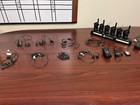 Lot Of 6 X Motorola Cls1410 Uhf Two Way Radios   Multi-unit Charger Hctn4002a   