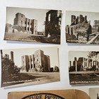 7 Original Vintage Glossy Photos In Orig Mailer Kenilworth Castle Uk