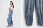 Gap Ultrasoft Denim Horseshoe Overalls