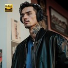 A71d Wired Over-ear Headphones  Studio Monitor Headsets  Hi-res Dj Stereo Hea   