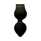 Bmw Black Leather Roundel Logo Keychain Key Ring Fob Holder Genuine Style