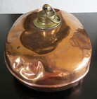  Antique Copper Bed Warmer Foot Oval Hot Water With Baby Bottle Warmer Cooler