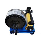 1  Hose Crimper High Pressure Hydraulic Pipe Clamping Machine 7 Sets Dies