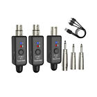 Wireless Microphone System Xlr Transmitter Receiver Rechargeable Speaker Adapter