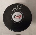 Seth Jarvis Signed Carolina Hurricanes Nhl Hockey Puck Beckett Autograph 
