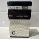 Vintage 60s Channel Master Am Transistor Radio 6503 With Case Tested And Working