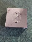 Antique vintage Rosary Tin Box Spiritual Religious Lined Hinged Tin Germany