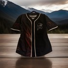New Rezz Rocks 6 Unisex Baseball Jersey With Patchwork And Stitching Detail  xl 