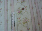 Gorgeous Reproduction Of  Antique 1880 s French Country Cotton Fabric - Roses
