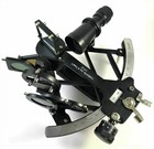 Antique Collectible Nautical Brass Working German Marine Sextant W  Wooden Box