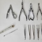 Vintage Medical surgical Tools  Forceps  Thermometer  Lot Of 20