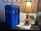Tardis Media Cabinet     23  Wood Police Box - Classic Doctor Who Inspired