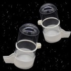 Automatic Bird Feeder Hamster Parrot Dispenser Water Feeding Drinking Food Bowl