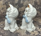 Vintage Persian Cat Salt   Pepper Shakers Lot Of 2 Sets
