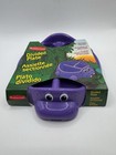 1994 Rubbermaid Divided Kids Plate bowl Purple Hippo Nos