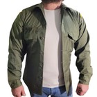 Vintage 1980s Usmc Og-507 Utility Shirt Army Green Valley Forge Baker Military