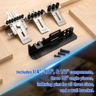 08359 Stainless Dowelling Jig Kit With 1 4   3 8  and 1 2  All Sizes high-str   