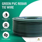 Green Wire Ties 1 Roll 3 0lb Pvc Coated 16 Gauge Rebar Tie Wire Simba Steel