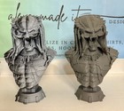 Predator Bust Custom 3d Printed 9 5 Inches Tall X 6 Inches Wide Pla Sci Fi Art