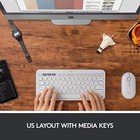 Logitech K380 Wireless Bluetooth Multi-device Keyboard For Mac  white 