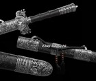 Eight Trigrams Exorcism Dragon Sword High Carbon Steel Chinese Kungfu Luck Jian