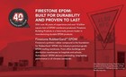 20  X 50  Firestone Rubbergard 60-mil Epdm Roofing Rubber