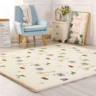  Kids Play Area Rug - 1 2  Soft   Thick Coral Velvet Nursery Rug  Crawling Mat 