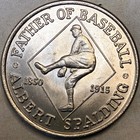 1992   Hutt River Province Father Of Baseball Albert Spalding Coin