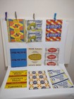 Vintage Bread Wrapper Lot X23 Potato Peter Pan Taystee Homelike Kream Krust Roma