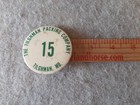 Vintage Pinback Button Pin Tilghman Md Packing Seafood Cannery Employee Badge 