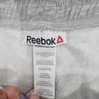 Reebok Relaxed Fit Athletic Shorts Gray Xl Drawstring Pockets Blended Fabric
