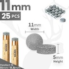 Billiard Pool Cue Tips Pool Cue Stick Tip Replacement Repair Kit W  Storage Box