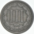 1869 Three Cent Piece Trime - Early Us Type Coin 3 Cent 