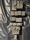 Vintage Letterpress Lead Type 23 Lbs Mixed 30 Pt Fonts Ornate Swash Characters
