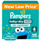 Pampers Baby Dry Baby Diapers Size 4  148 Count