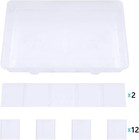 Gospire 15 Large Grids Clear Plastic Jewelry Box Organizer Storage Container 