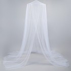 Mosquito Net Bed Canopy Hanging Dome Mosquito Netting Bed Curtains White R0r3