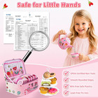 45-piece Kids Tea Party Play Set  Floral Design  Ages 3-8  With Case