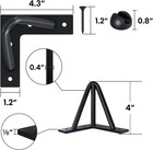 4  Hairpin Table Legs  4pcs Coffee Desk Legs With Rubber Floor Protectors  880lb