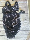 Tyr Durafast Elite Maxfit Swimsuit Titanium Waveform 36 l Training Nwt