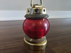 Vintage Hoffritz France Barometer Thermometer Hang Red Weather Rare 