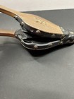 Vintage Fireplace Hand Pump Fan Wood Leather Brass Fire Starter Bellow Blower