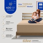 100  Cotton Fitted Sheet King Size - 400 Thread Count Fitted Sheet King Cotto   