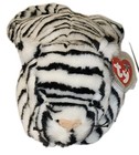 Ty Large Plush Beanie Buddy White Tiger  blizzard  13  Mwnmt Stuffed Animal Toy