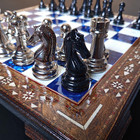 100  Handmade X Large Chess Set Wooden Board Weighted Carved Chess Pieces